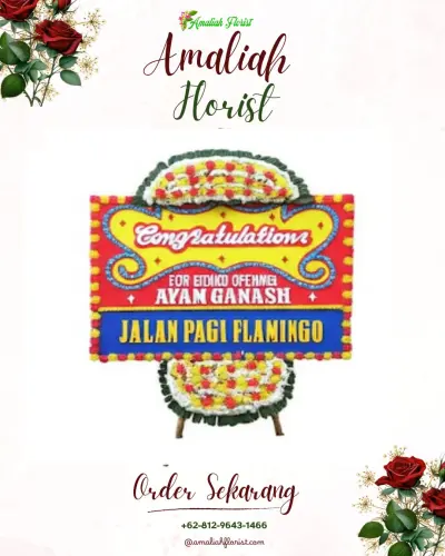 Bunga Papan Congratulation di Summarecon Serpong